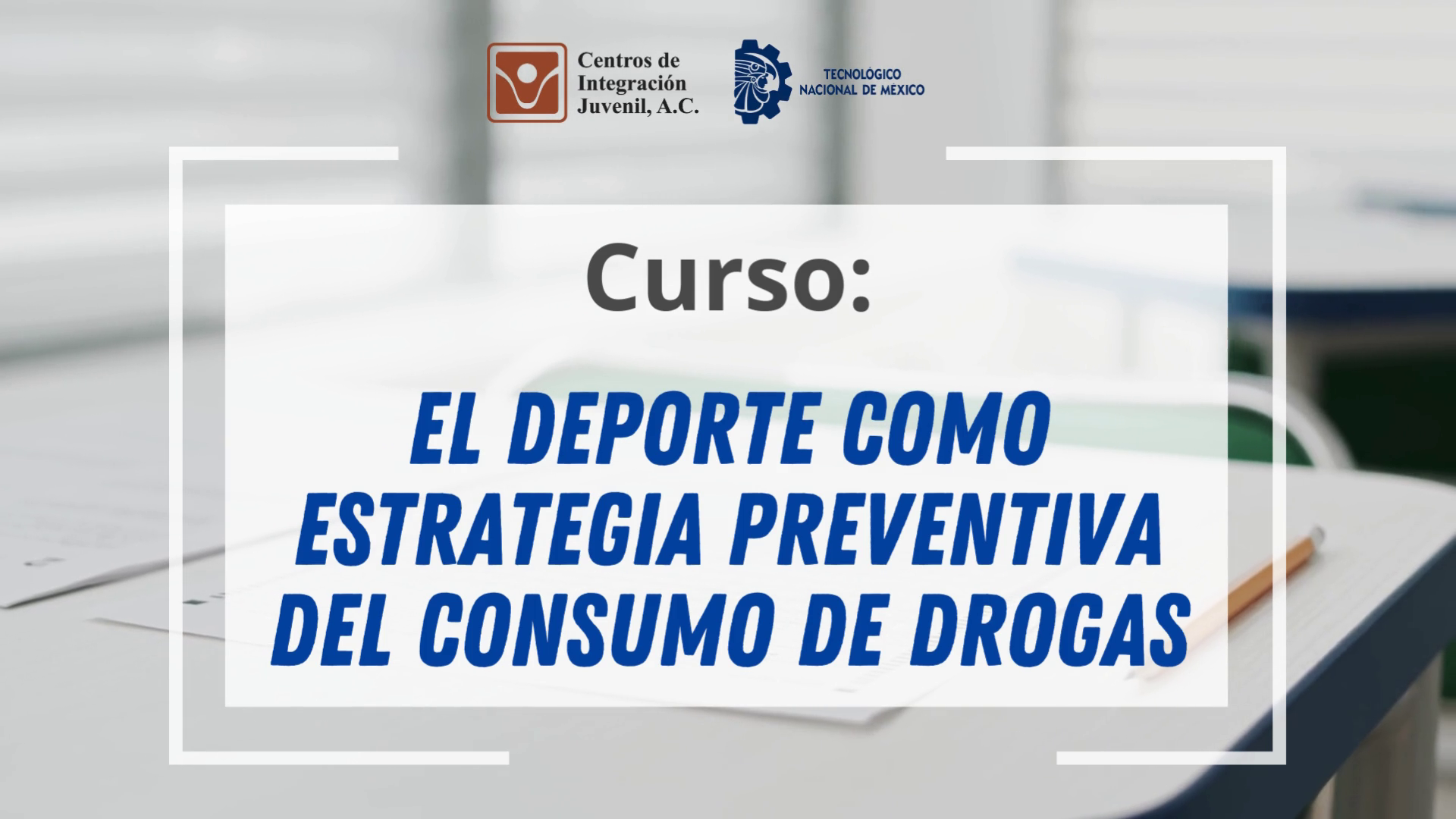 El deporte como estrategia preventiva del consumo de drogas EDCEPCD01-002